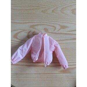 Vintage Mattel Barbie Pink Rain Jacket #29179 Y2K Style Doll Clothing